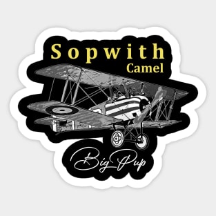 Sopwith Camel British Biplan aircraft, Sticker